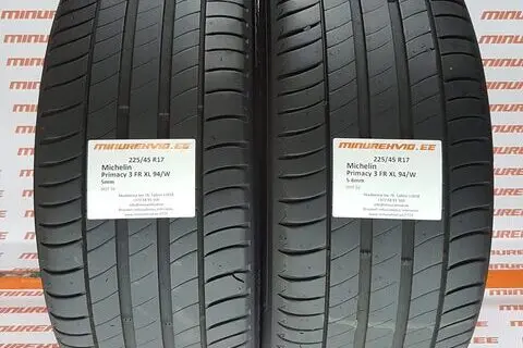 Kasutatud suverehv 225/45R17 Michelin Primacy 3 FR XL 94/W