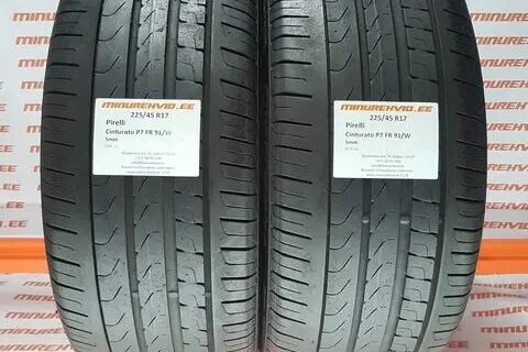 Kasutatud suverehv 225/45R17 Pirelli Cinturato P7 FR 91/W/