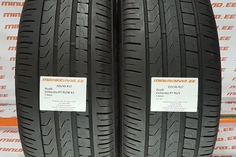 Kasutatud suverehv 225/45R17 Pirelli Cinturato P7 FR 91/W