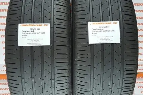 Kasutatud suverehv 225/50R17 Continental EcoContact 6 SSR 94/Y MOE
