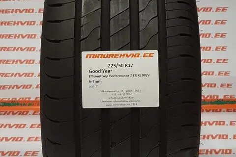 Kasutatud suverehv 225/50R17 GoodYear EfficientGrip Performance 2 FR XL 98/V