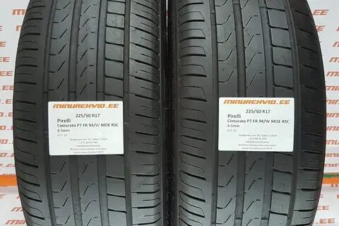 Kasutatud suverehv 225/50R17 Pirelli Cinturato P7 FR 94/W MOE RSC