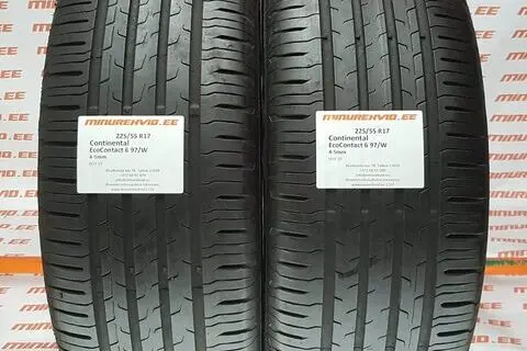 Kasutatud suverehv 225/55R17 Continental EcoContact 6 97/W