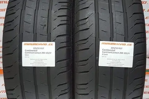 Kasutatud suverehv 225/55R17 Continental ContiVanContact 200 101/V