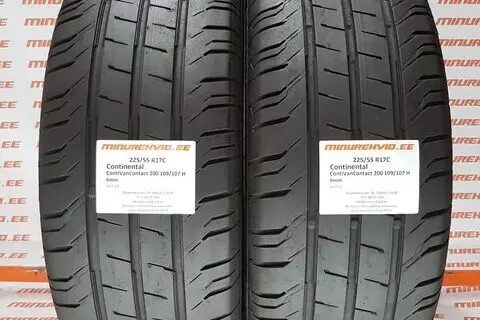 Kasutatud suverehv 225/55R17 Continental ContiVanContact 200 109/107 H/