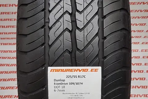 Kasutatud suverehv 225/55R17 Dunlop EconoDrive 109/107H