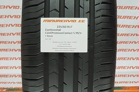 Kasutatud suverehv 225/60R17 Continental ContiPremiumContact 5 99/V