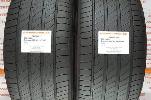 Kasutatud suverehv 245/45R17 Michelin Primacy 4 FR XL 99/Y MO