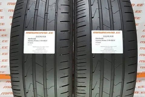 Kasutatud suverehv 215/45R18 Hankook Ventus Prime 3 FR 89/V