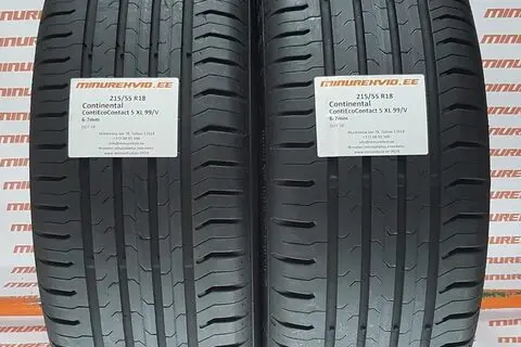 Kasutatud suverehv 215/55R18 Continental ContiEcoContact 5 XL 99/V