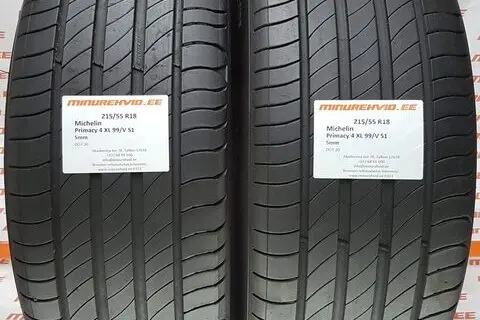Kasutatud suverehv 215/55R18 Michelin Primacy 4 XL 99/V S1