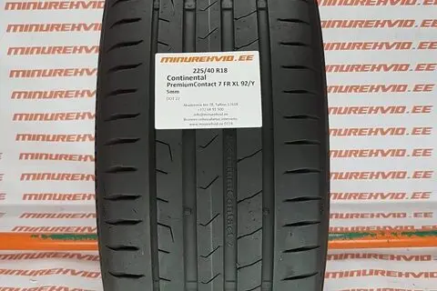 Kasutatud suverehv 225/40R18 Continental PremiumContact 7 FR XL 92/Y