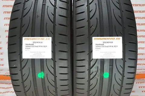 Kasutatud suverehv 225/40R18 Hankook Ventus V12 Evo 2 FR XL 92/Y