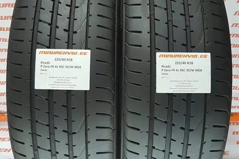 Kasutatud suverehv 225/40R18 Pirelli P Zero FR XL RSC 92/W MOE