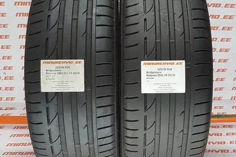 Kasutatud suverehv 225/45R18 Bridgestone Potenza S001 FR 91/W