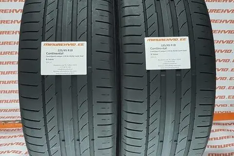 Kasutatud suverehv 225/45R18 Continental ContiSportContact 5 FR XL 95/W ContiSeal