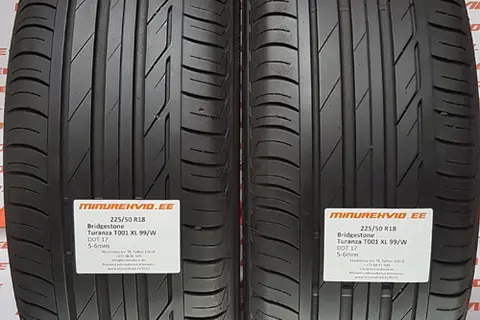 Kasutatud suverehv 225/50R18 Bridgestone Turanza T001 XL 99/W *