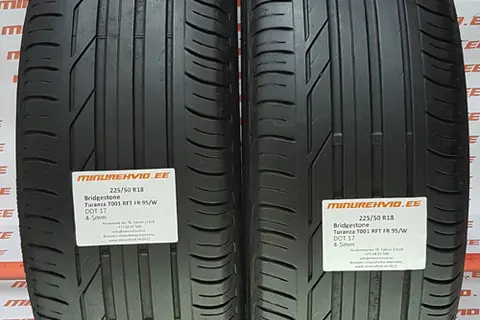 Kasutatud suverehv 225/50R18 Bridgestone Turanza T001 RFT FR 95/W