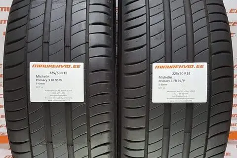 Kasutatud suverehv 225/50R18 Michelin Primacy 3 FR 95/V-