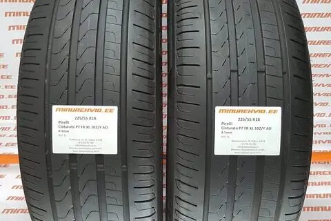 Kasutatud suverehv 225/55R18 Pirelli Cinturato P7 FR XL 102/Y AO