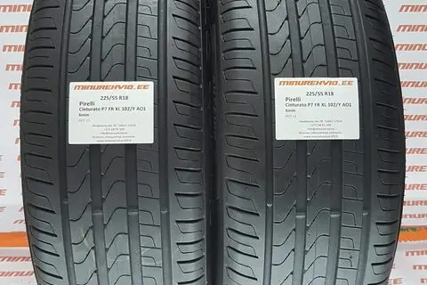 Kasutatud suverehv 225/55R18 Pirelli Cinturato P7 FR XL 102/Y AO1