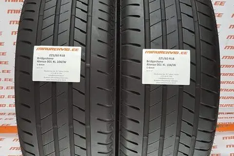 Kasutatud suverehv 225/60R18 Bridgestone Alenza 001 XL 104/W