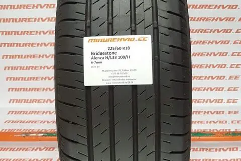 Kasutatud suverehv 225/60R18 Bridgestone Alenza H/L33 100/H