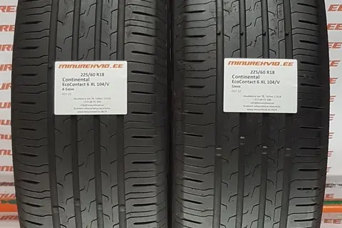 Kasutatud suverehv 225/60R18 Continental EcoContact 6 XL 104/V