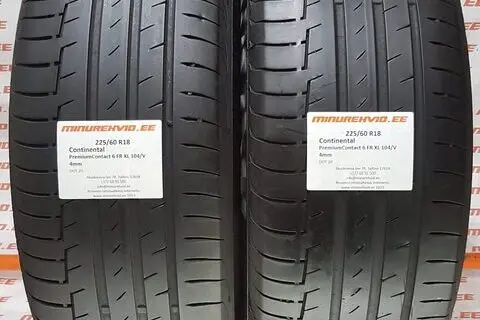 Kasutatud suverehv 225/60R18 Continental PremiumContact 6 FR XL 104/V