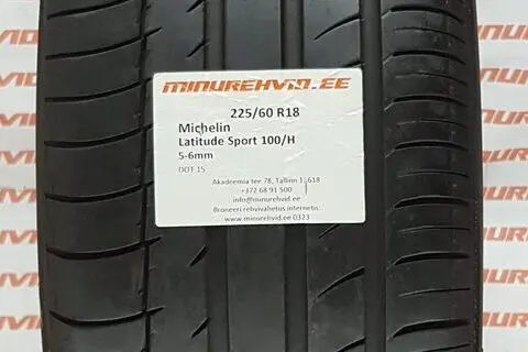 Kasutatud suverehv 225/60R18 Michelin Latitude Sport 100/H