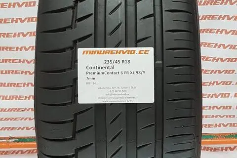 Kasutatud suverehv 235/45R18 Continental PremiumContact 6 FR XL 98/Y