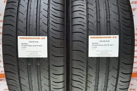 Kasutatud suverehv 235/45R18 Dunlop SP Sport Maxx 050 FR 94/Y