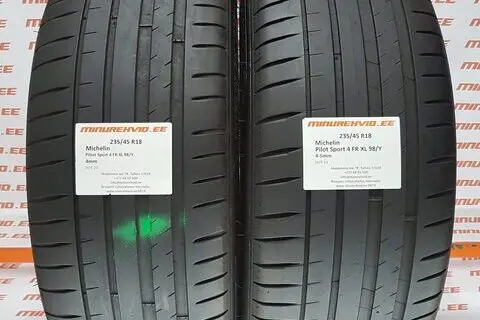 Kasutatud suverehv 235/45R18 Michelin Pilot Sport 4 FR XL 98/Y