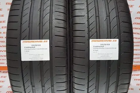 Kasutatud suverehv 235/50R18 Continental ContiSportContact 5 SUV FR 97/V AO-