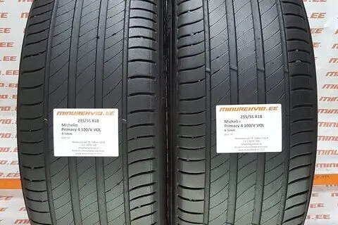 Kasutatud suverehv 235/55R18 Michelin Primacy 4 FR 100/V VOL