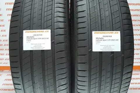 Kasutatud suverehv 235/60R18 Michelin Latitude Sport 3 FR 103/V AO