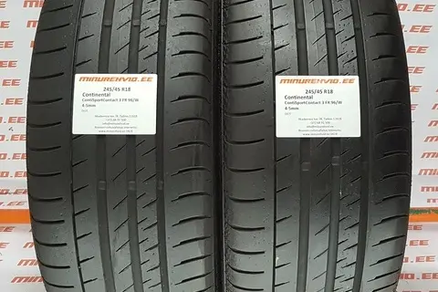 Kasutatud suverehv 245/45R18 Continental ContiSportContact 3 FR 96/W