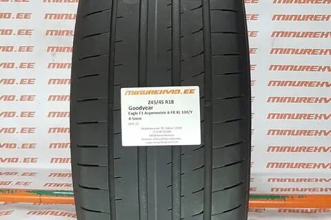 Kasutatud suverehv 245/45R18 GoodYear Eagle F1 Asymmetric 6 FR XL 100/Y
