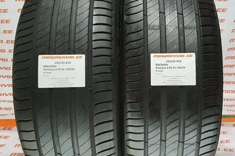 Kasutatud suverehv 245/45R18 Michelin Primacy 4 FR XL 100/W