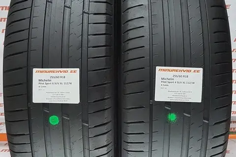 Kasutatud suverehv 255/60R18 Michelin Pilot Sport 4 SUV XL 112/W