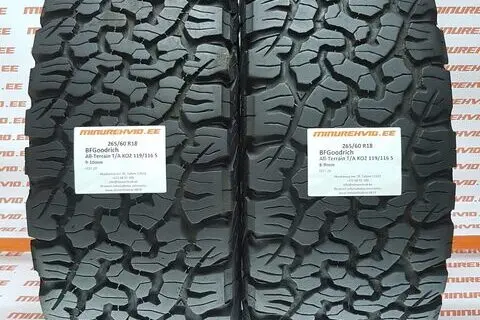 Kasutatud suverehv 265/60R18 All-Terrain T/A KO2 119/116 S