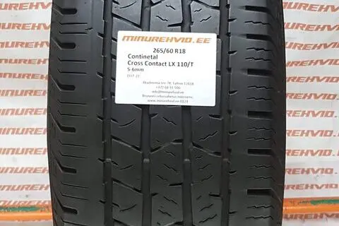 Kasutatud suverehv 265/60R18 Continental CrossContact LX 110/T