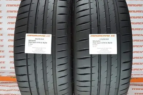 Kasutatud suverehv 225/45R19 Michelin Pilot Sport 4 FR XL 96/W