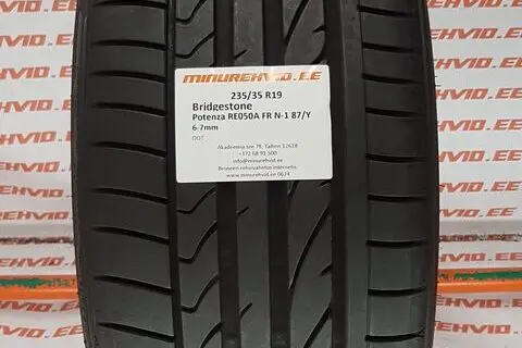 Kasutatud suverehv 235/35R19 Bridgestone Potenza RE050A FR N-1 87/Y