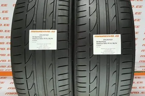 Kasutatud suverehv 235/40R19 Bridgestone Potenza S001 FR XL 96/W