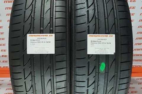 Kasutatud suverehv 235/40R19 Bridgestone Potenza S001 FR XL 96/W