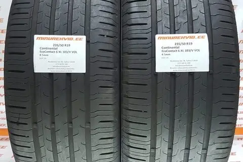 Kasutatud suverehv 235/50R19 Continental EcoContact 6 XL 103/V VOL