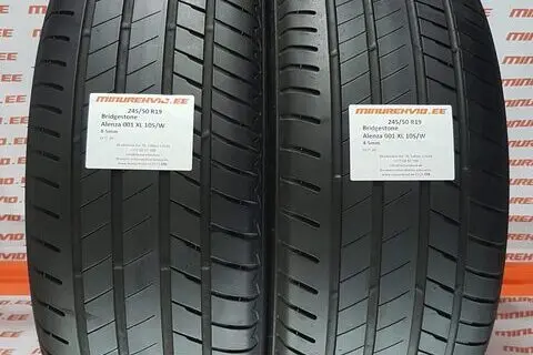 Kasutatud suverehv 245/50R19 Bridgestone Alenza 001 XL 105/W