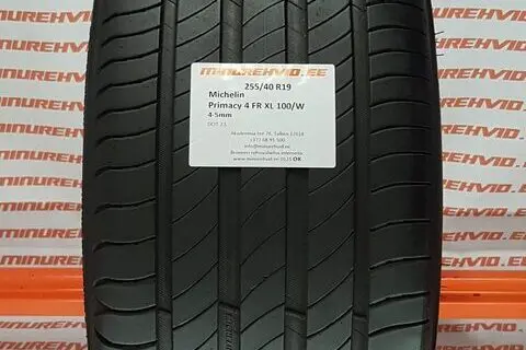 Used summer tire 255/40R19 Michelin Primacy 4 FR XL 100/W