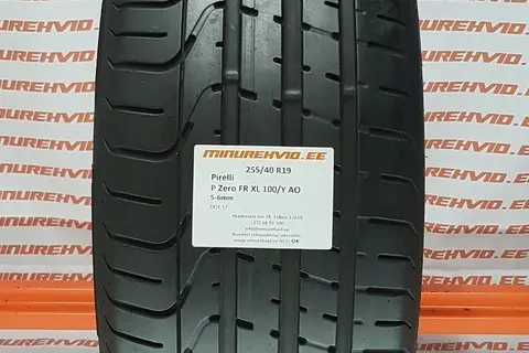 Used summer tire 255/40R19 Pirelli P Zero FR XL 100/Y AO